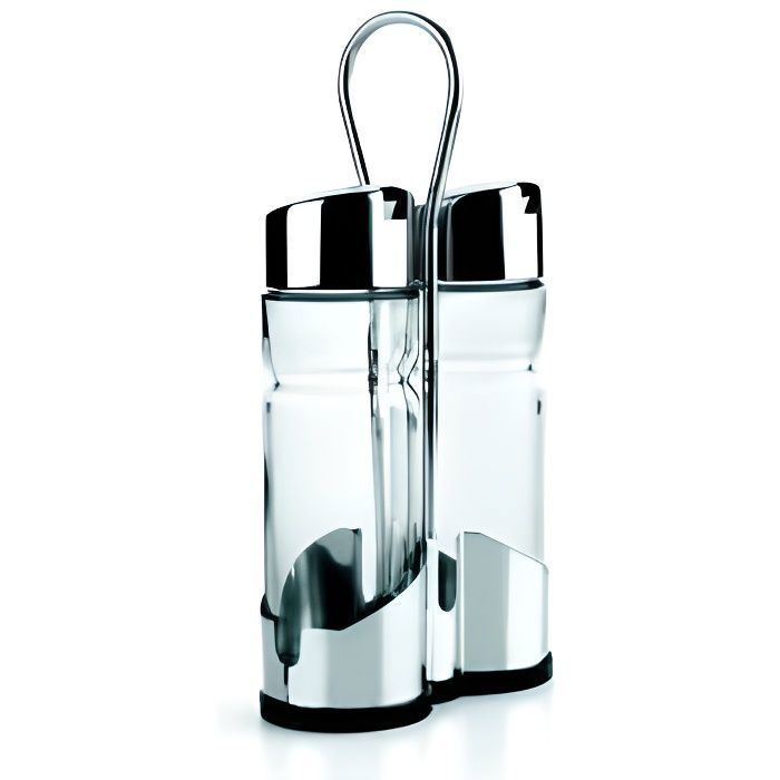 Set ustensiles de table - Lacor - Huilier et vinaigrier - Inox et verre - Compatible lave-vaisselle