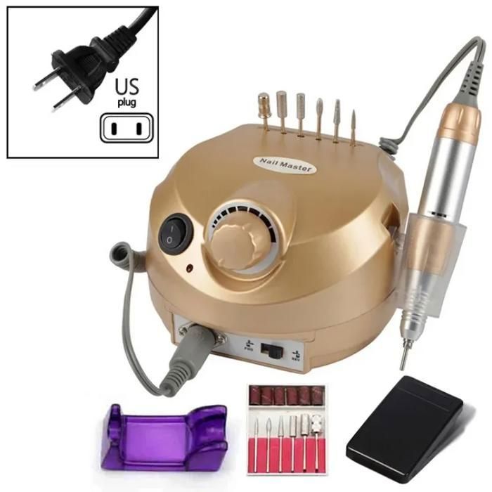 perceuse  à ongles mu électrique moulin Cutter ensembles pour manucure ongles conseils manucure électrique pédicure multicouleurs