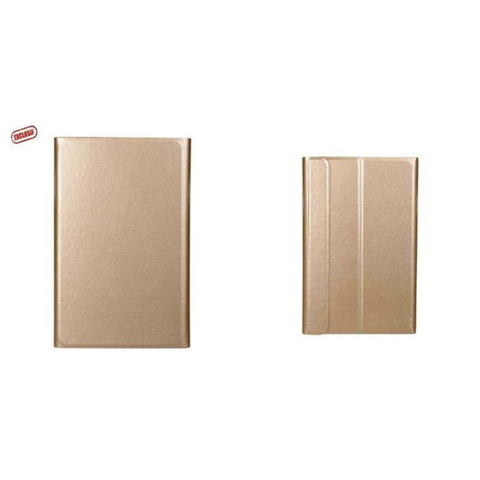 etui a rabat effet Cuir Pour Tablette Samsung Tab A 10.1 2019SM-T510/T515-Gold