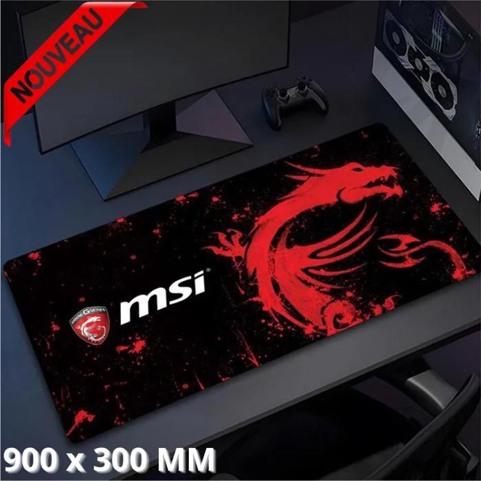 Tapis Gamer 900 x 300 mm – Surface Antidérapante et Design Gamer