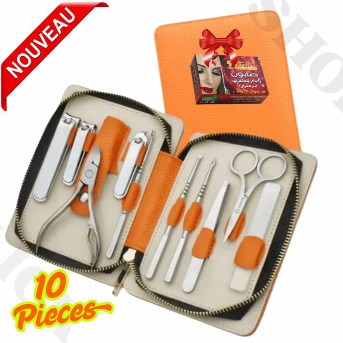 Ensemble de coupe-ongles ménager neuf, coupe-ongles portable 10 pièces, outil, coupe en acier inoxydable
