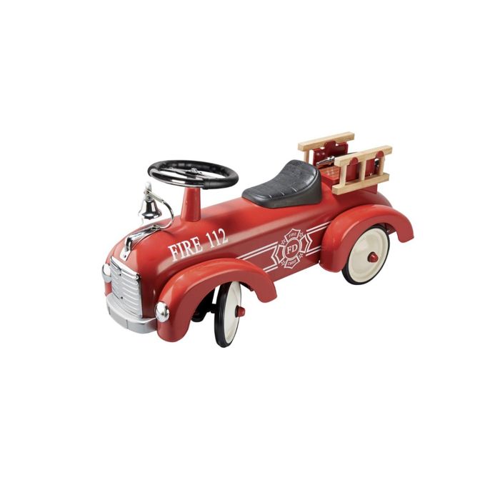 Ride-on Fire bil - GOKI - Röd - Metall och plast - Från 1 år