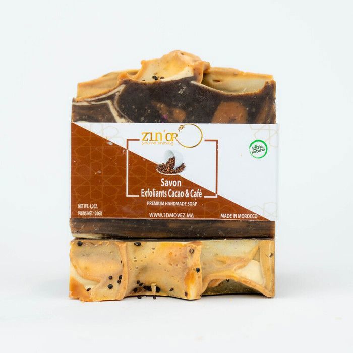 Savon exfoliants cacao & café 120g