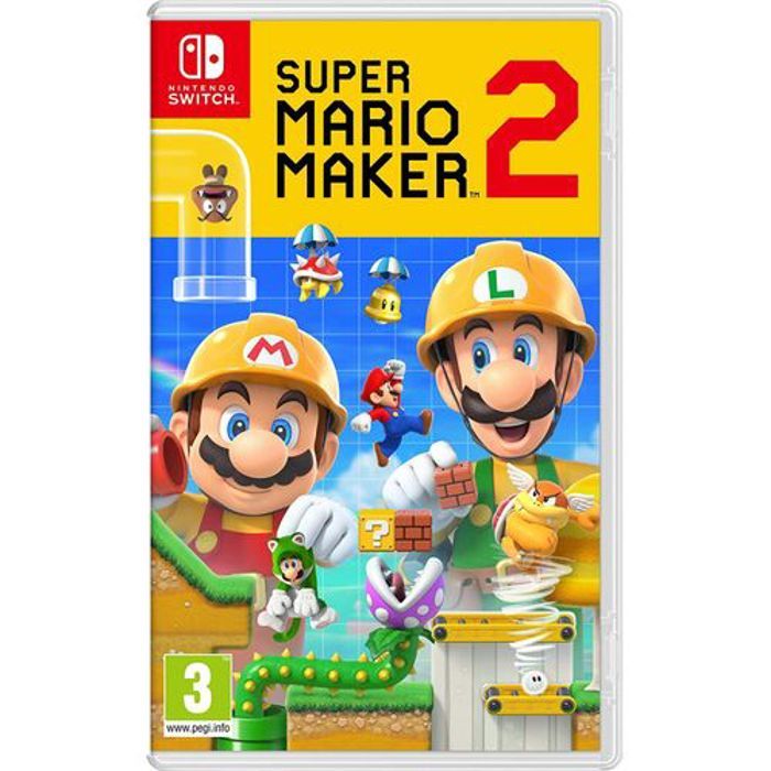 Jeu vidéo - NINTENDO SWITCH - Super Mario Maker 2 - Création de niveaux - Multijoueur local - Mode histoire