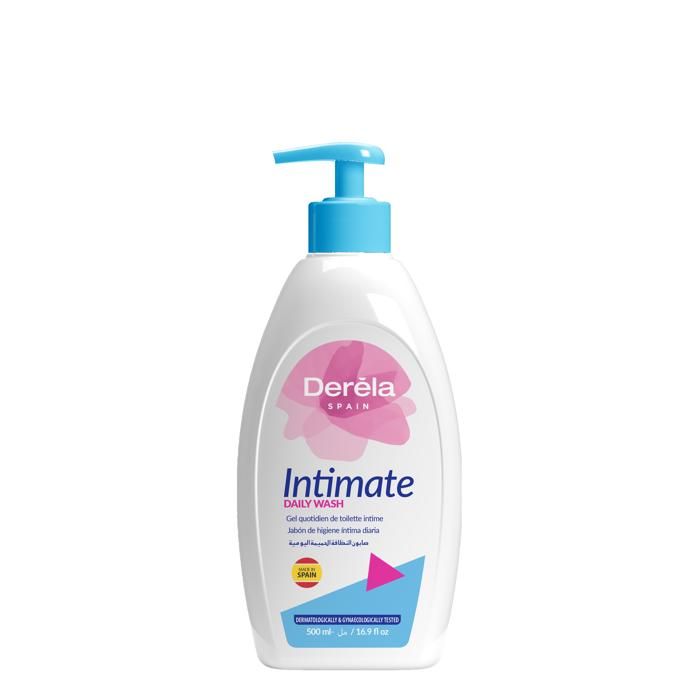 Nettoyant Intime - DERELA - Daily Intimate Hygiene Wash - 500 ml - Hypoallergénique - pH 5.5