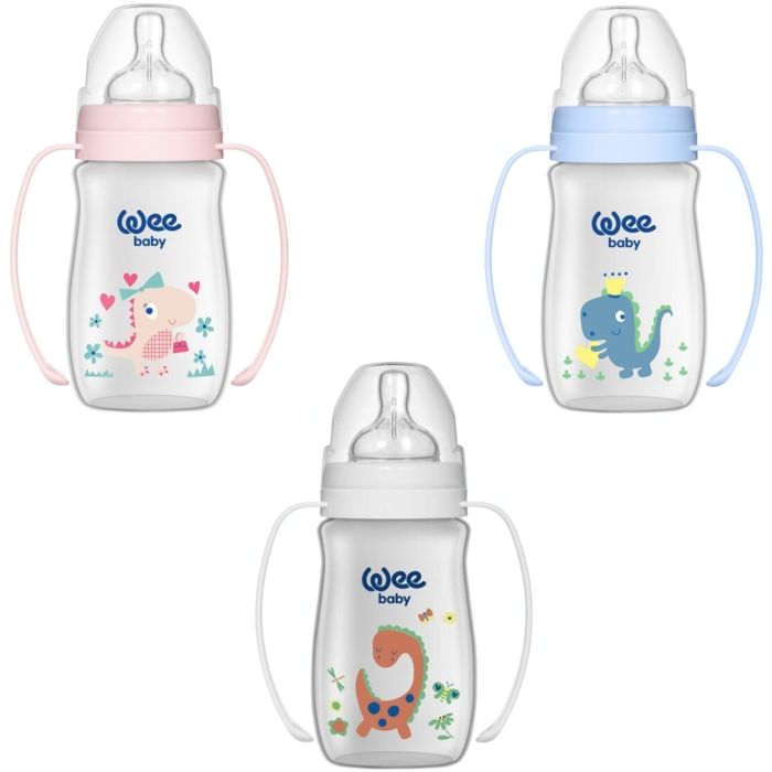 Biberon - WeeBaby - 138-F - 250ml - Poignées - Anti-coliques