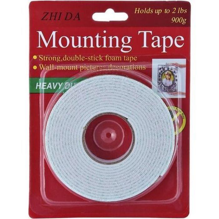Ruban adhésif double face - Scotch - Ultra résistante - 18mm X 5m - Idéal pour objets lourds - Multi-surfaces