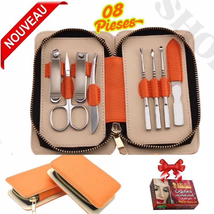 Ensemble de coupe-ongles ménager neuf, coupe-ongles portable 8 pièces, outil, coupe en acier inoxydable