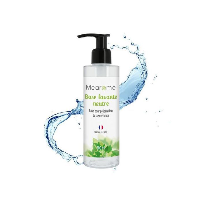 Nutrimea Base lavante neutre naturelle 200ml Made in France