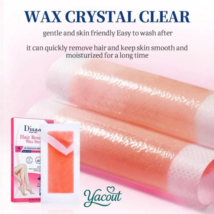 Disaar hair removal wax strips 20 pièces