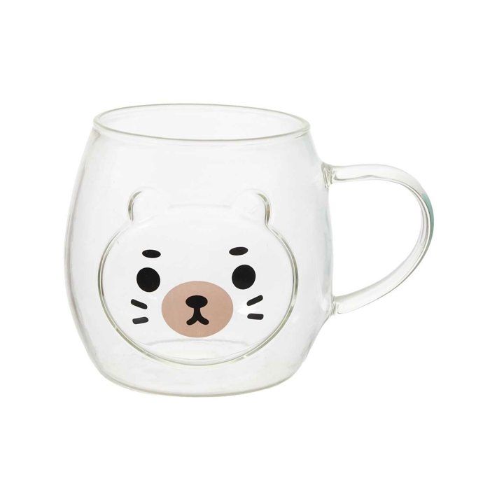 Mug en verre Kawaii 390 ml – Réf. M12
