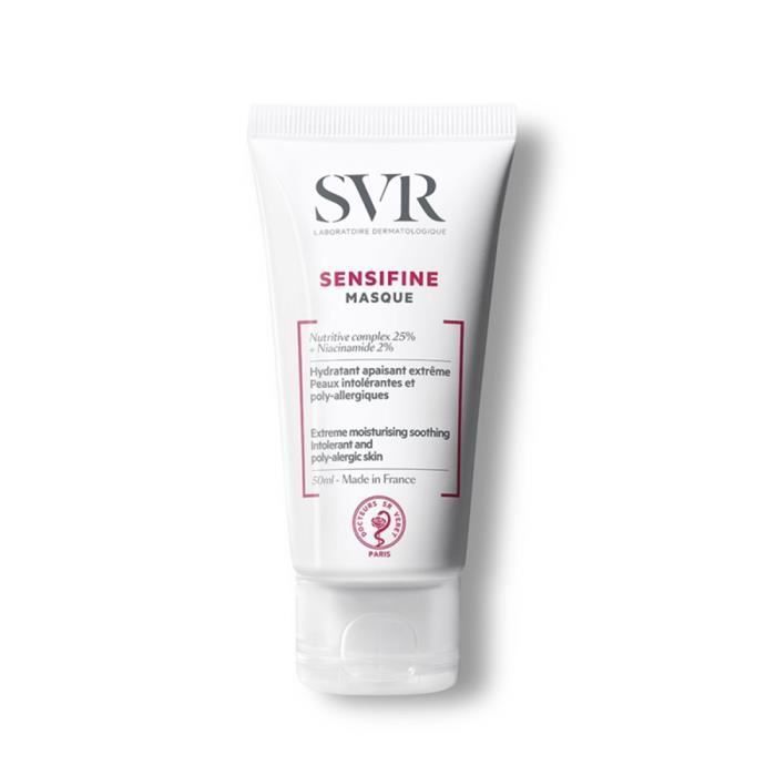 Masque Hydratant Apaisant - SVR - Sensifine - 50ml - Hypoallergénique - Gel