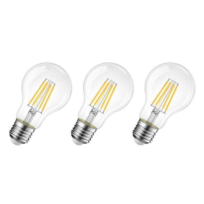 3 Ampoules Antique Edison Bulb LED 4W