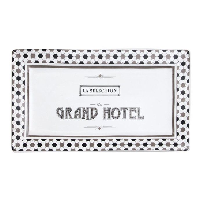 Plateau de Service "Grand Hôtel" 35cm Blanc