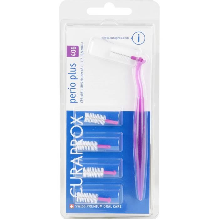 Brosses Interdentaires - CURAPROX - CPS 406 - 1 pc - Soins Dentaires - Mixte