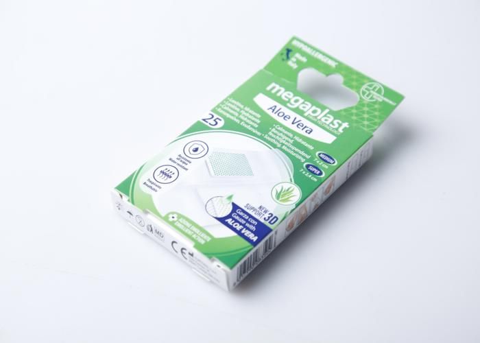 Megaplast Aloe Vera Boîte de 25 (7x2 cm) (7x2,4 cm)