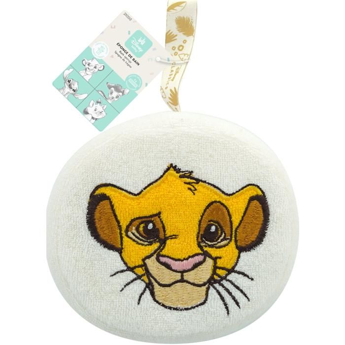 Eponge Fibre Bambou brodée SIMBA