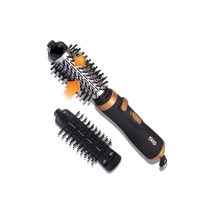 2IN1 Brosse Sèche-Cheveux Rotative à Air Chaud,Multifonction Pour Lisser Cheveux