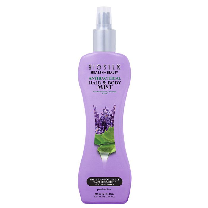 BIOSILK ANTIBACTERIAL HAIR & BODY MIST 167 ML