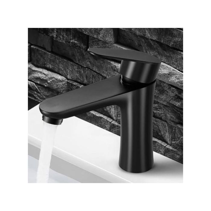 Mitigeur lavabo Robinet Salle de Bain Noir de haute qualité