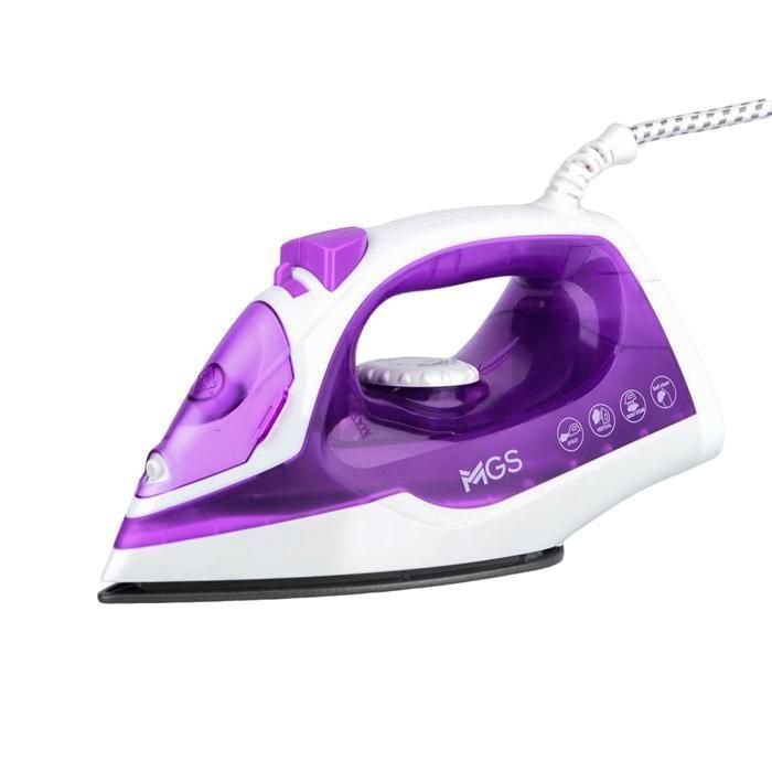 Fer à repasser - MGS - IR1222C - 1600W - Semelle antiadhésive - Débit de vapeur 50 g/min