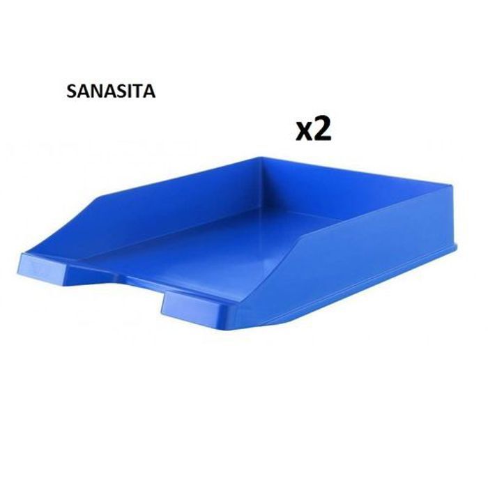 LOT 2  CORBEILLE A COURRIER  BLEU