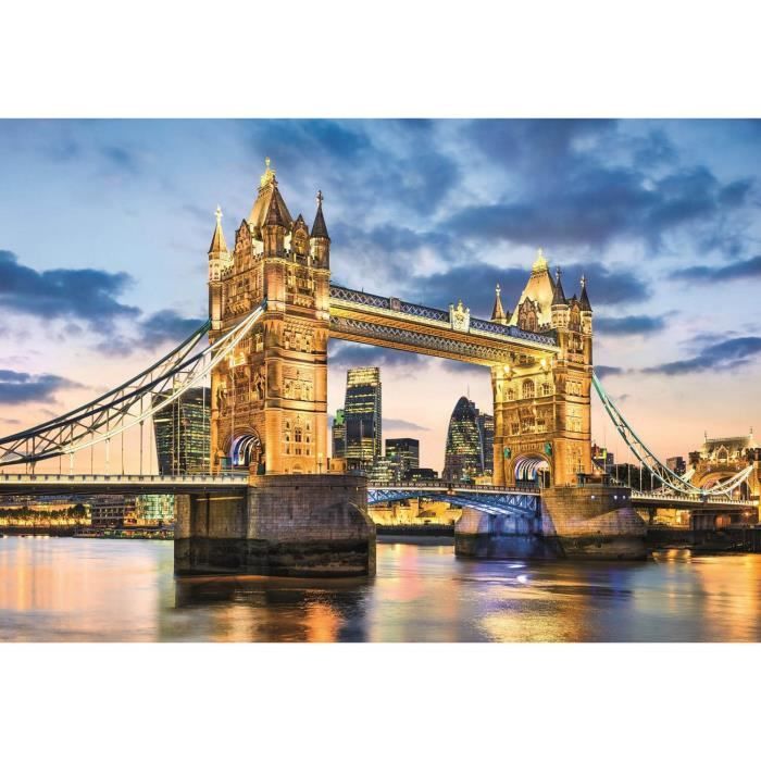 Puzzle - Clementoni - Tower Bridge - 2000 pièces - Adulte - Architecture et monument