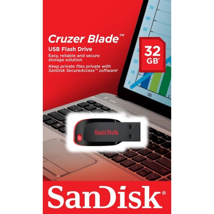CLÉ USB 2.0 SDCZ50-032G-B35 CRUZER BLADE SANDISK