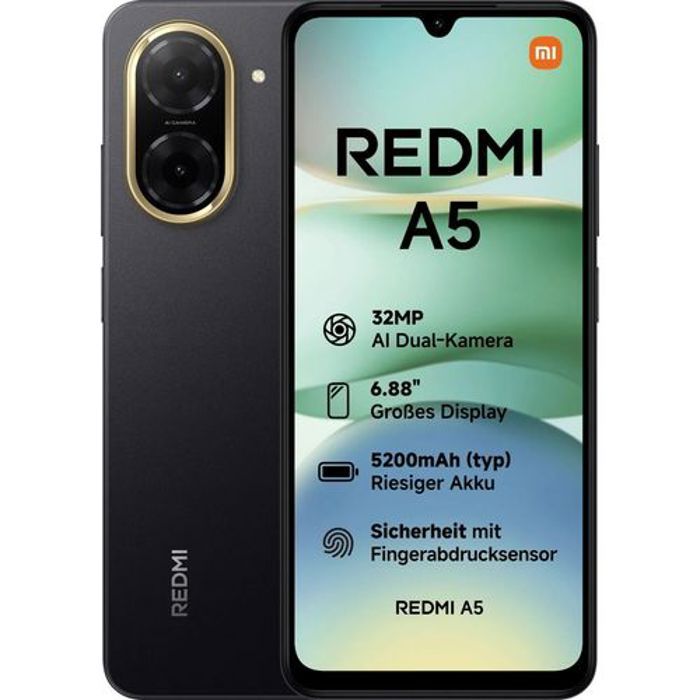 Redmi A5 4G Smartphone 6,88" 4GB+128GB Noir