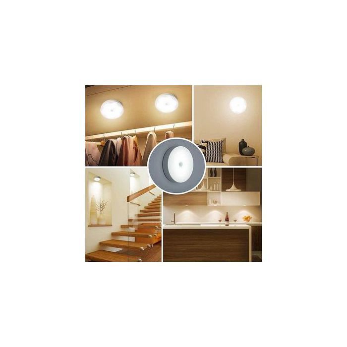 4x lampe à led sans fil, veilleuse à Induction, détecteur de mouvement, Rechargable