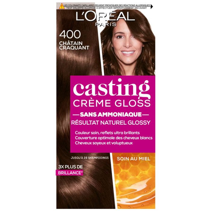 L'Oréal Casting Crème Gloss Coloration Châtain Craquant 400
