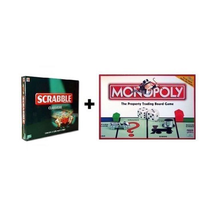 Monopoly Pack Monopoly + Scrabble