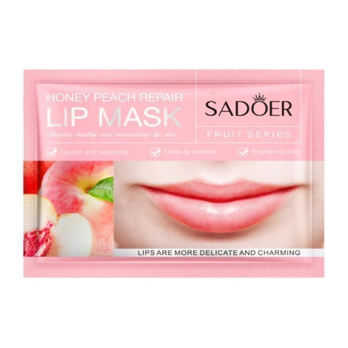 Masque pour Les Lèvres - SADOER - Peach - Hydratant - 8g - Soin des lèvres