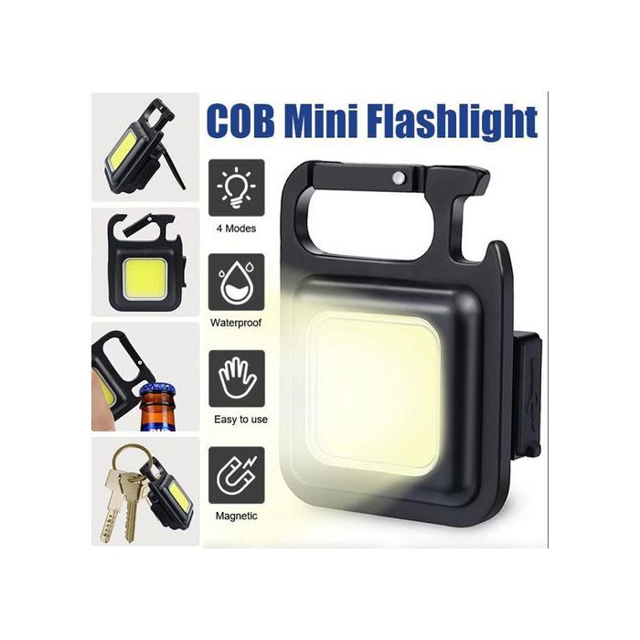 Petite Lampe De Poche, USB Rechargeable Avec Aimant, Multifonctionnelle