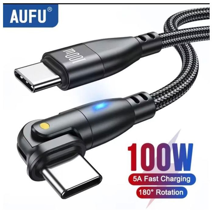 Câble USB type C - BD - 100W - Charge rapide - Rotation 180° - 5 A