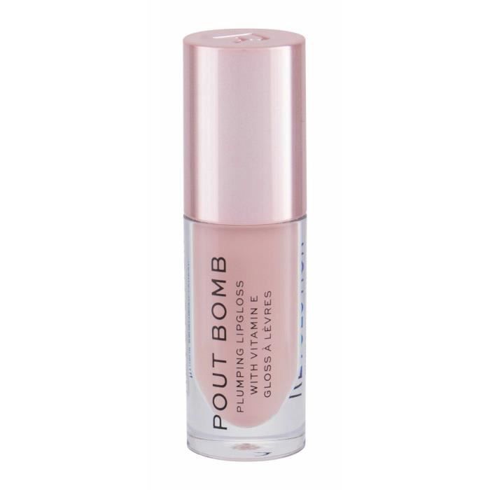 Gloss à Lèvres - Makeup Revolution London - Pout Bomb - 4.6 Ml - Beige - Grand Volume