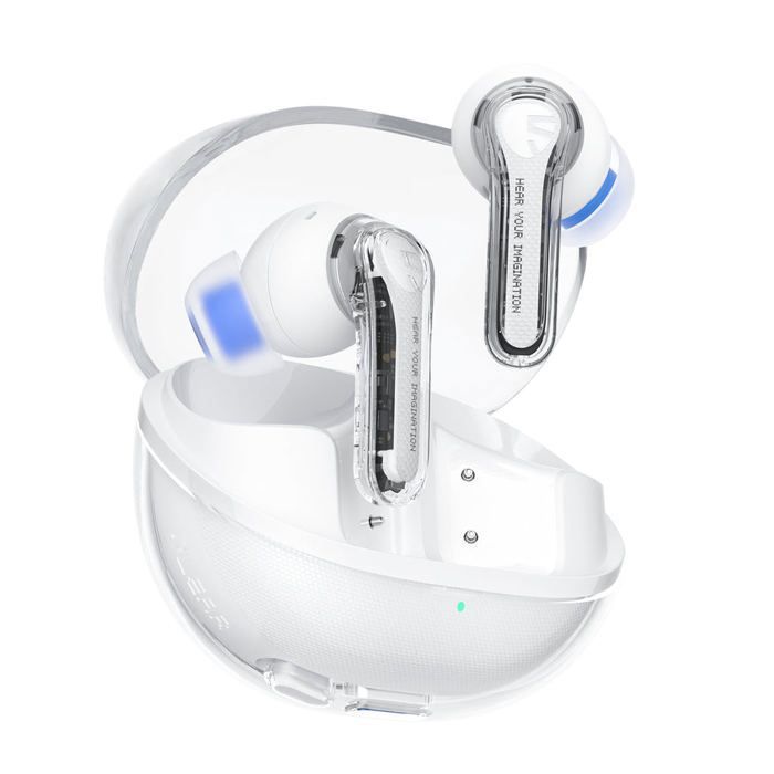 Écouteurs sans fil - SoundPEATS - Clear - Bluetooth 5.3 - 40H Autonomie - IPX4 Étanchéité
