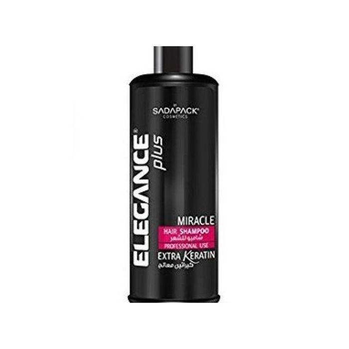 Shampoing Elegance Miracle Extra-kératine 500 ml : pour des cheveux propres, frais et en bonne santé.