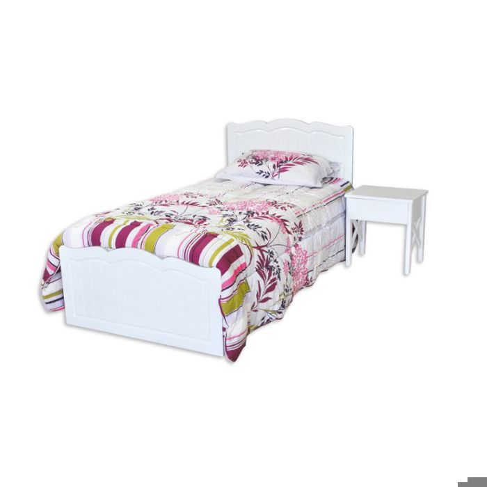 NEW LAURENCE  LIT 90X190 CL BLANC