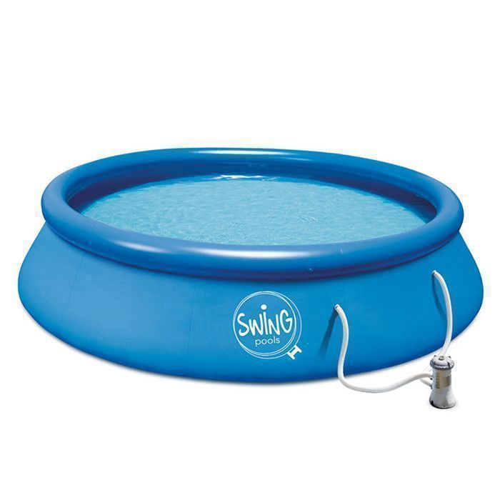 Piscine auto-portante - Non spécifié - 3,05 x 0,76 m - Pompe filtration 12V - 3 879 l - PVC
