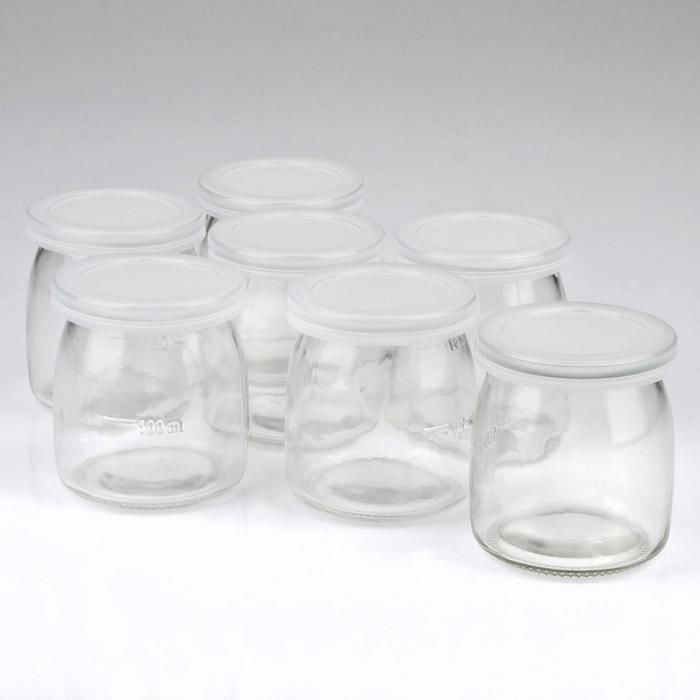 Pots en Verre - Non spécifié - Lot de 6 - 250 ml - Couvercles hermétiques - Design élégant
