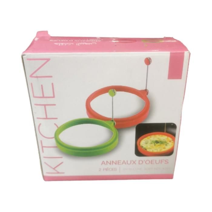 SET 2 ANNEAUX D'OEUFS AVEC POIGNÉE 10CM KC53800