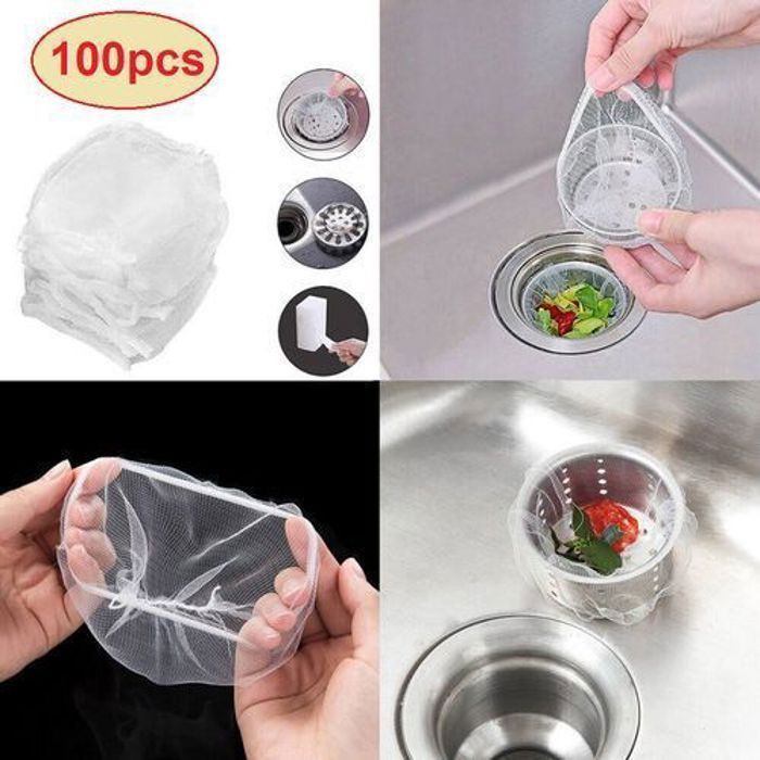 Filtre de drainage - Non spécifié - 100 pcs - Polyester - Maille fine - Taille unique