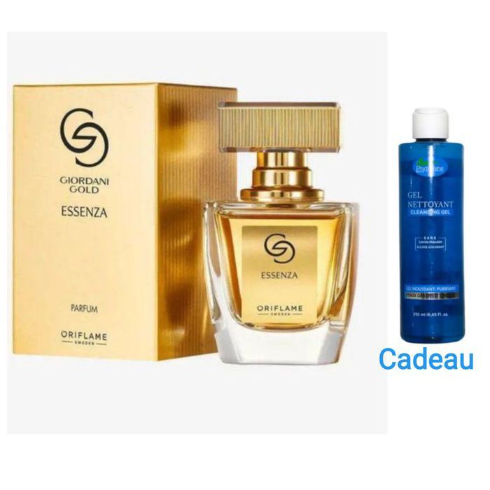 Parfum de luxe Giordani Gold Essenza + gel nettoyant Cadeau