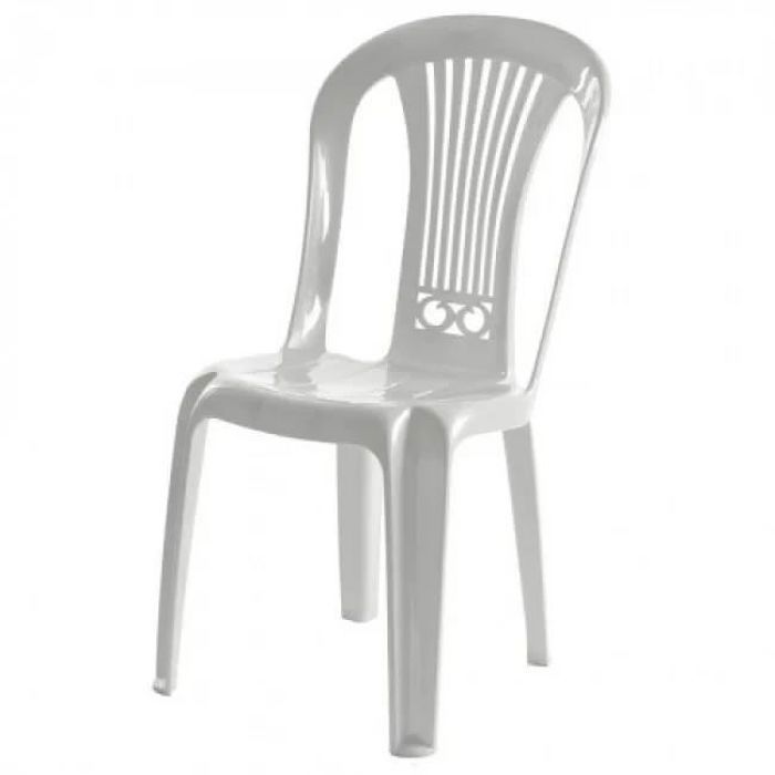 Chaise - ATLAS - Cordoba - Résine de haute qualité - Utilisation extérieure - 41x41x89 cm