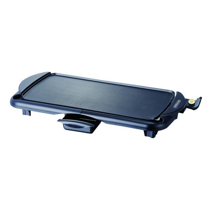 Plancha Grill Électrique - Kröhler - 52cmx27cm - 2000W - Température réglable - Antiadhésive