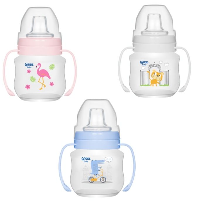 Tasse Anti-Fuite - WeeBaby - 753-F - 125ml - Poignée Ergonomique - Sans BPA