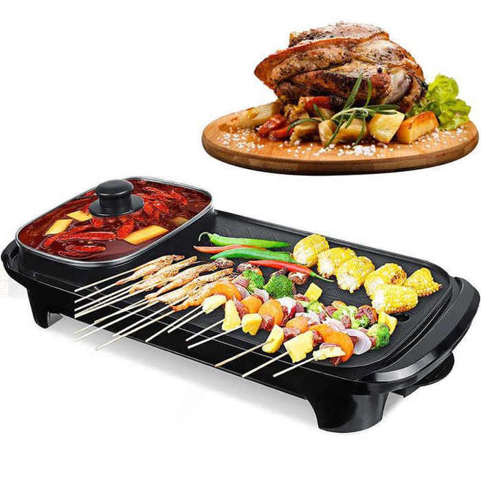 Plaque de cuisson électrique multifonctionnelle coréenne pour la maison ( electric baking pan )