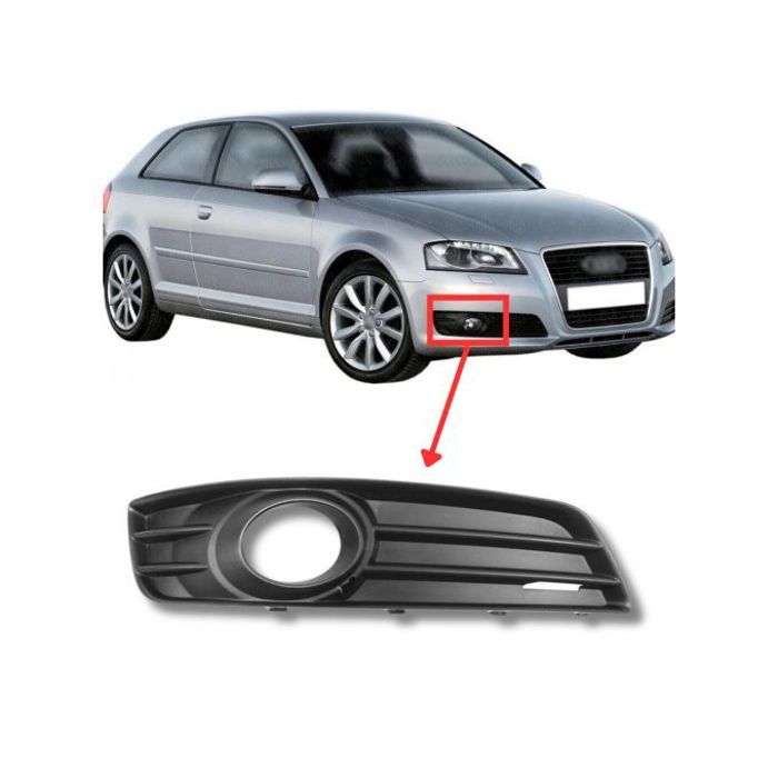 Cache Phare secour Droit pour Audi A3 Sportback (8PA)