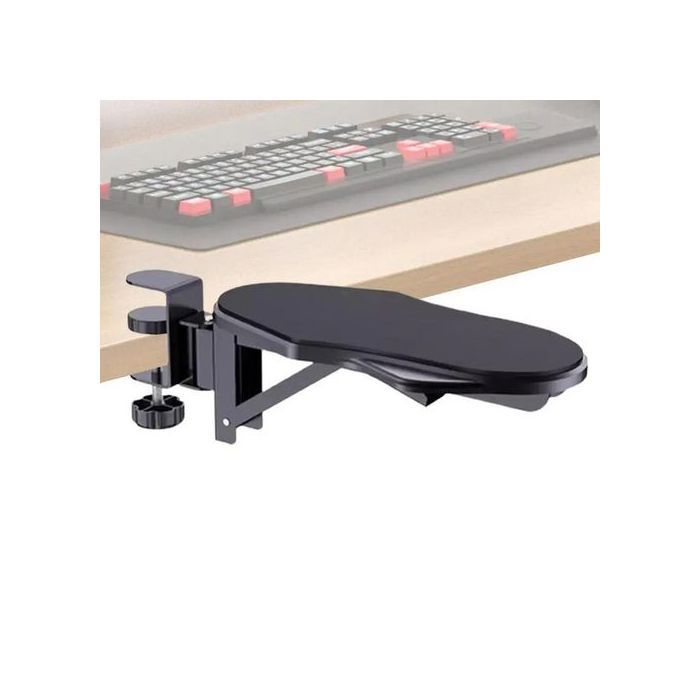 Rallonge de support de bras d'ordinateur coudé réglable, support d'assistant ergonomique, rallonge de bureau Repose-poignets